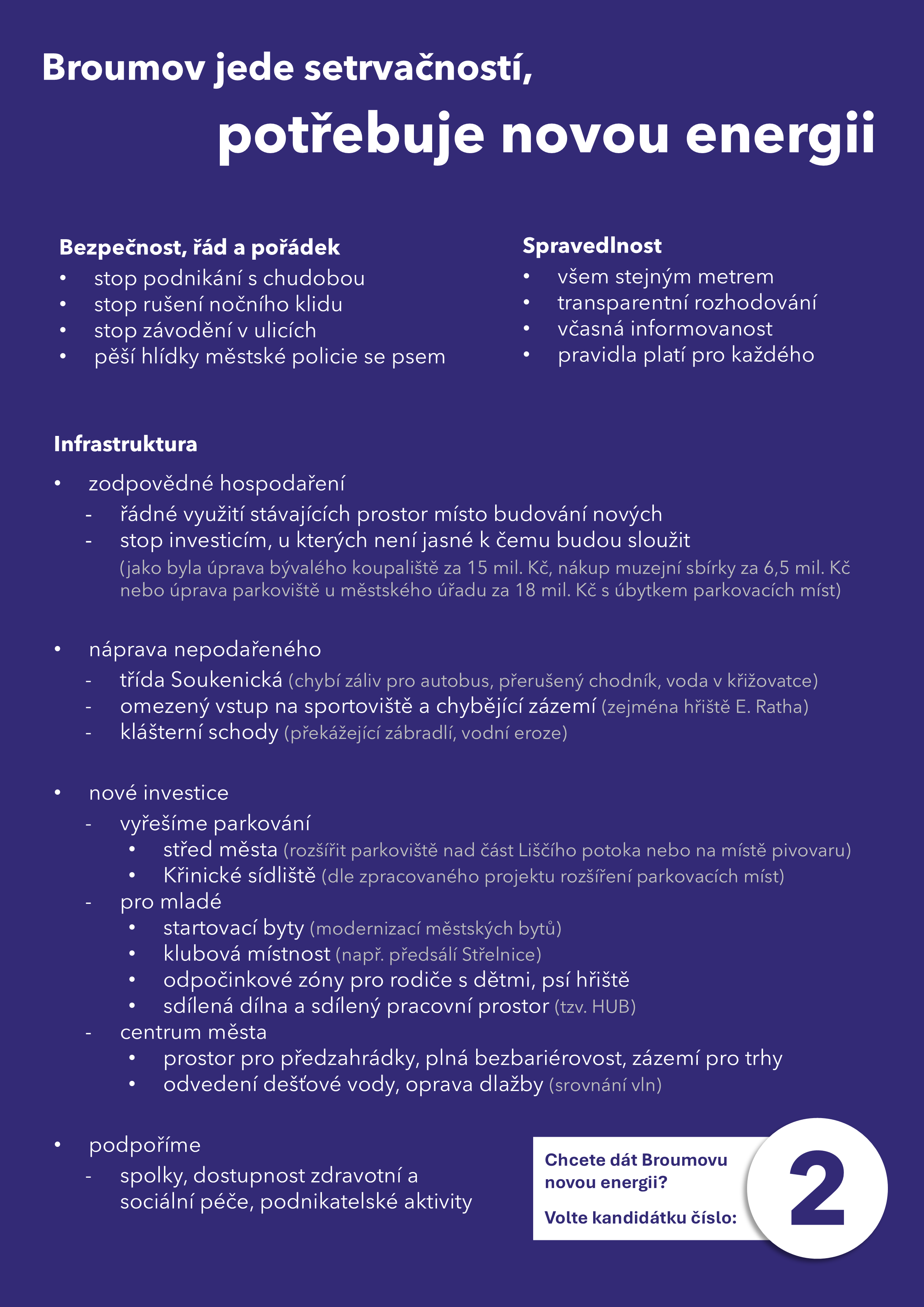 volební program
